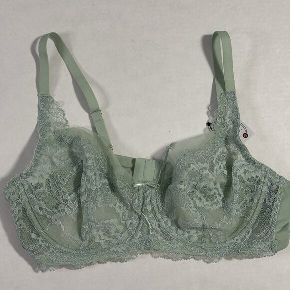 Skarlett Blue Women 38C Bra Intimates Feminine Romantic Underwire Balconette - Picture 3 of 9